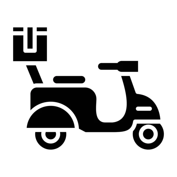 Illustration Vectorielle Icône Scooter — Image vectorielle