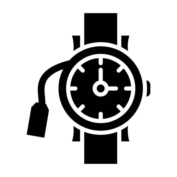 Ρολόι Απεικόνιση Διανύσματος Εικονιδίου Ιστού — Διανυσματικό Αρχείο