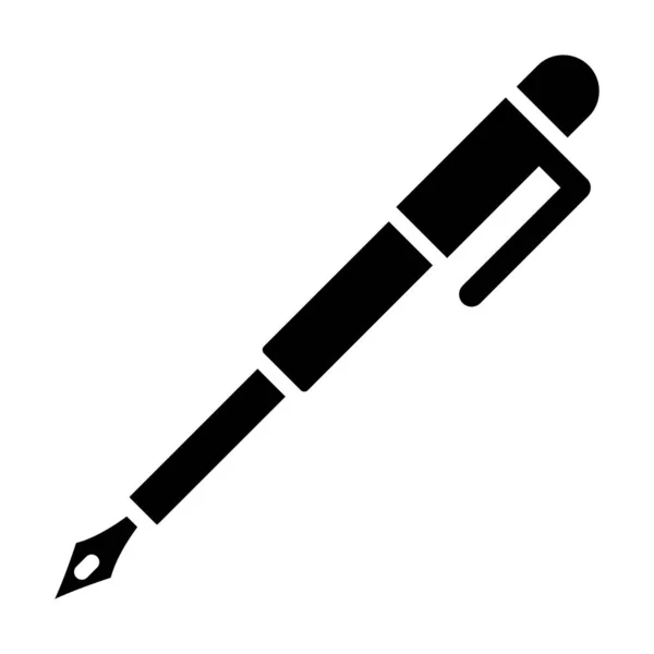 Ручка Веб Іконка Проста Ілюстрація — стоковий вектор