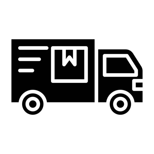 送货卡车 简单的设计 — 图库矢量图片