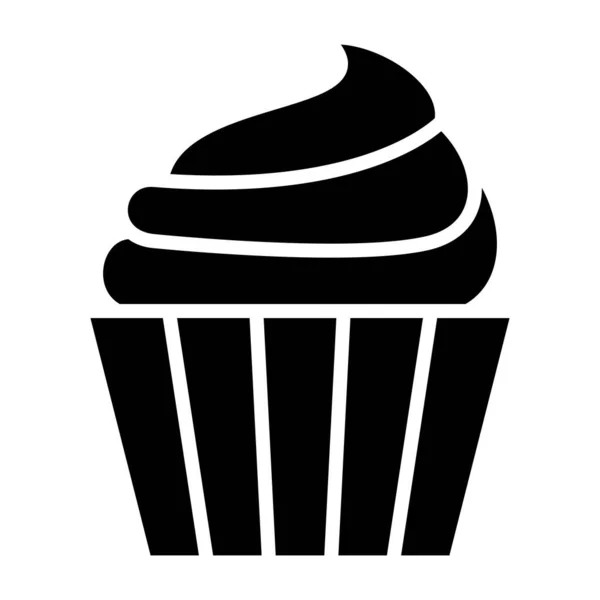 stock vector cupcake. web icon simple illustration