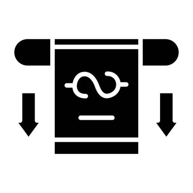 dosya vektörü ince çizgi simgesi