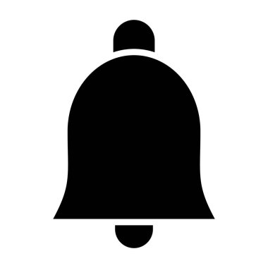 Zil. Web simgesi basit illüstrasyon