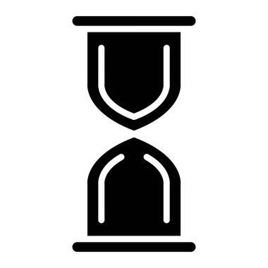 Kum saati. Web simgesi basit tasarım