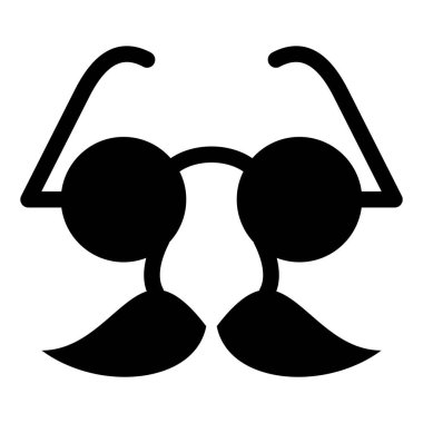 Moda gözlükleri. Basit tasarım