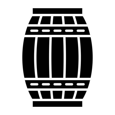 Bira fıçısı ikonu. vektör illüstrasyonu