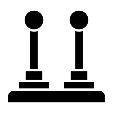 Oyun kolu. Web simgesi basit illüstrasyon