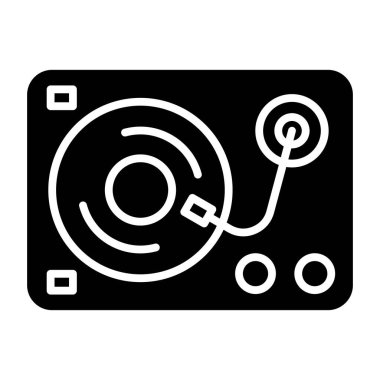 CD mi? Web simgesi basit tasarım