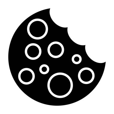 Ay. Web simgesi basit illüstrasyon