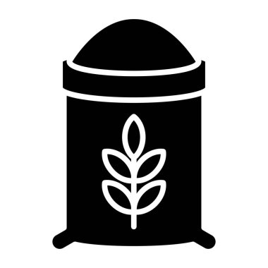 Buğday. Web simgesi basit illüstrasyon