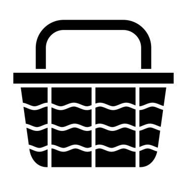 Deniz. Web simgesi basit illüstrasyon