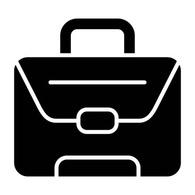 evrak çantası simgesi, vektör illüstrasyonu