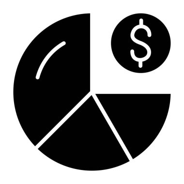 Finansal Grafik. Basit illüstrasyon