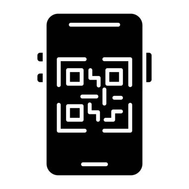 Cep telefonu simgesi, vektör illüstrasyonu