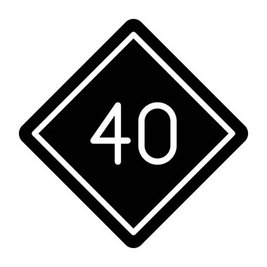 Bir b limit simgesinin vektör illüstrasyonu