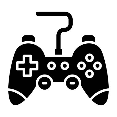 Oyun kolu. Web simgesi basit illüstrasyon