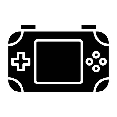 Video oyunu konsol vektör illüstrasyon grafik tasarımı