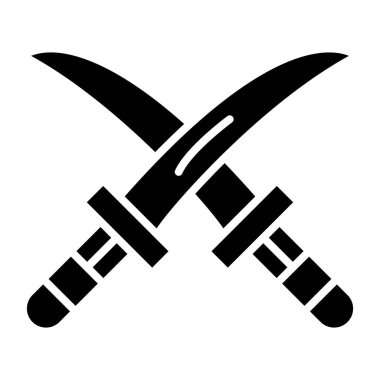 Bıçak. Web simgesi basit illüstrasyon