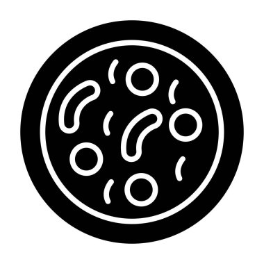 pizza. Web simgesi basit tasarım