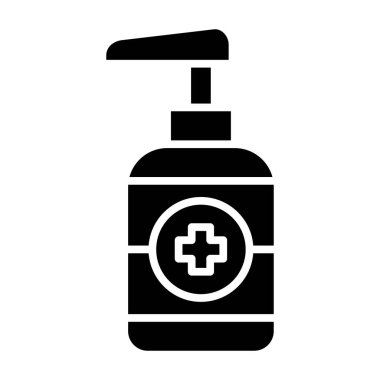 Bir sabun şişesinin vektör çizimi