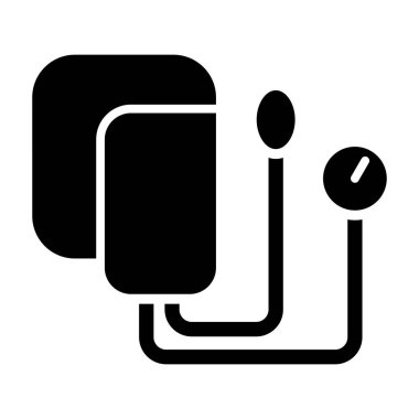 usb simge vektör illüstrasyonu