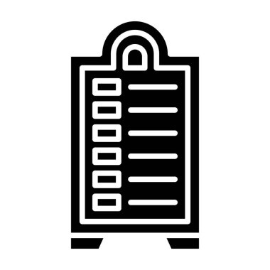 belge simgesi vektör illüstrasyonu