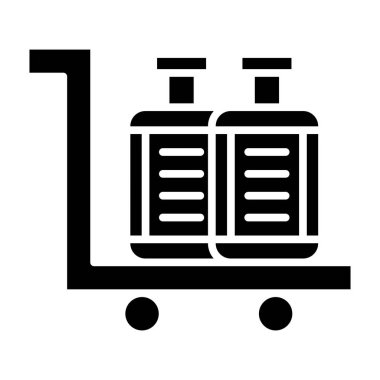 Katı bir kabartmanın simgesi, vektör illüstrasyonuName