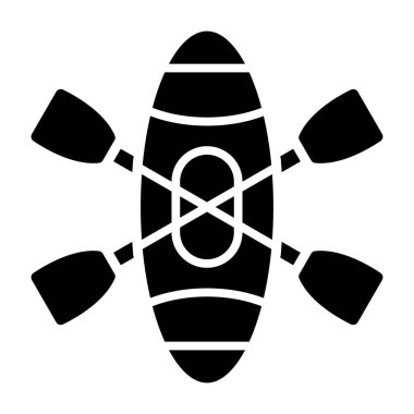 Beyaz arka planda siyah roket simgesi