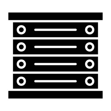 Sunucu rafı. Basit tasarım