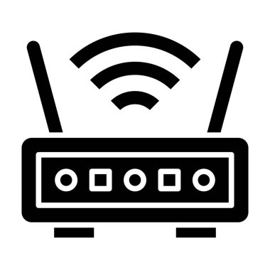 Wi-fi yönlendirici. Basit resimleme