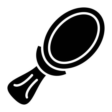 Büyüteç simgesi. Beyaz arkaplanda izole edilmiş web tasarımı için ayna vektör simgelerinin basit çizimi