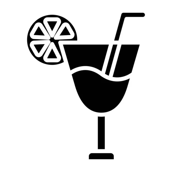Cocktail Icon Simple Illustration Tequila Drink Vector Icons Web Design — стоковый вектор