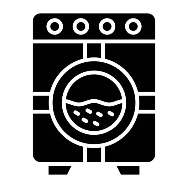 Waschmaschine Einfache Illustration — Stockvektor