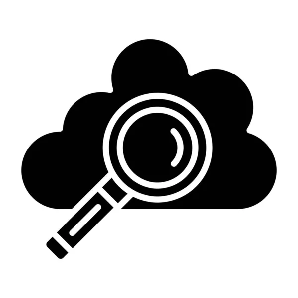 Cloud Computing Icona Web — Vettoriale Stock