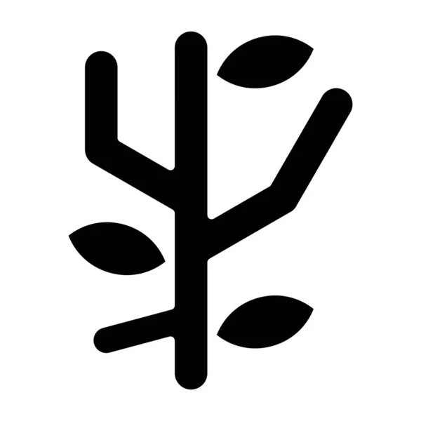 植物だ Webアイコンシンプルなイラスト — ストックベクタ