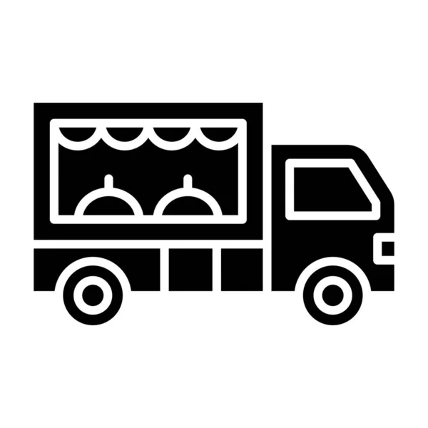 送货车 简单的设计 — 图库矢量图片