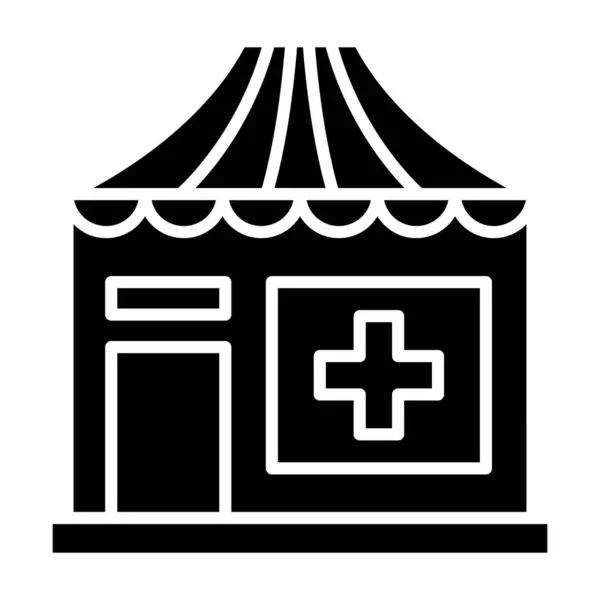 Векторная Икона Больницы — стоковый вектор