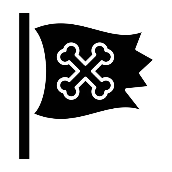Bandera Del Ícono Irlanda Esquema Ilustración Banderas Iconos Vectoriales Para — Vector de stock
