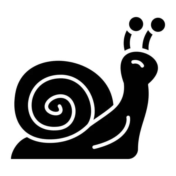 Snail Web Icon Simple Illustration — Stock Vector