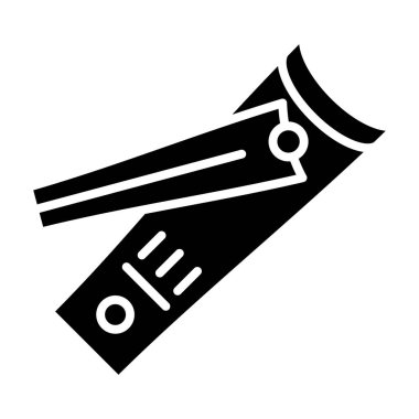 Alışveriş poşeti ikon vektör illüstrasyonu