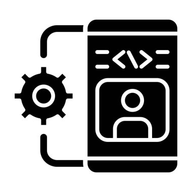 seo modern simgesinin vektör illüstrasyonu