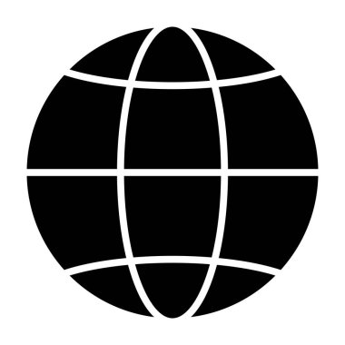 küresel ağ. Basit resimleme