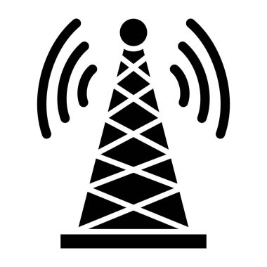 anten simgesi vektör illüstrasyonu