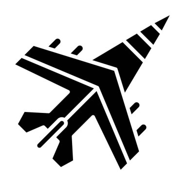 uçak ikonu vektör illüstrasyonu