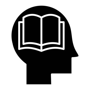 Kitap. Web simgesi basit illüstrasyon