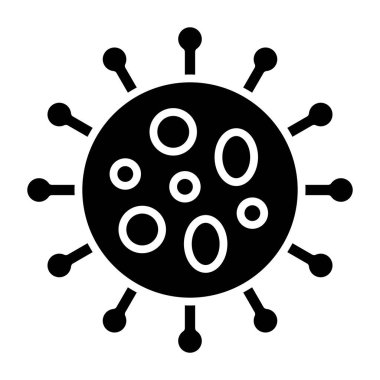 Virüs. Web simgesi basit tasarım