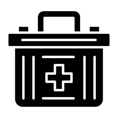 İlk yardım kiti vektör illüstrasyonu