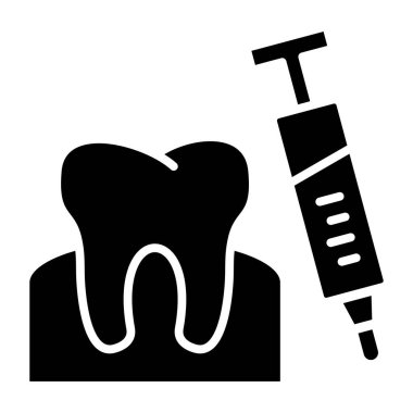 Diş Bakımı simge vektör çizim