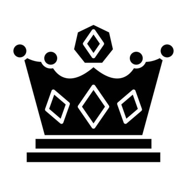 Taç simgesi, vektör illüstrasyonu