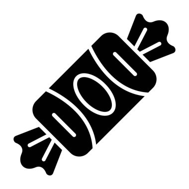 Şeker ikonu vektör illüstrasyonu